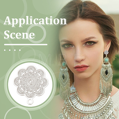 24Pcs 4 Style 304 Stainless Steel Stud Earring Findings STAS-UN0030-61-1