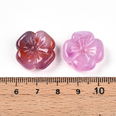 Transparent Acrylic Beads TACR-T028-40D-1