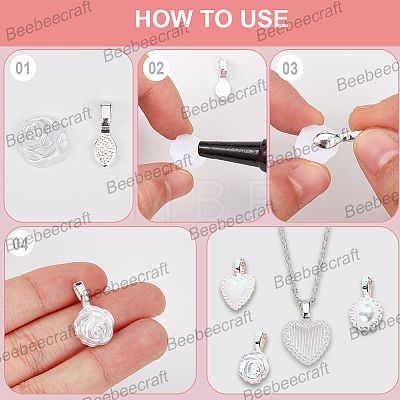 30Pcs Alloy Pinch Bails FIND-BBC0001-72A-1