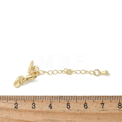 Brass Chain Extender KK-F893-16G-1