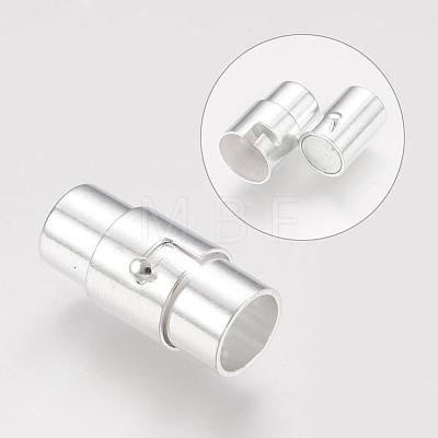 Brass Locking Tube Magnetic Clasps MC076-S-1