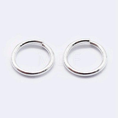 925 Sterling Silver Open Jump Rings STER-F036-02S-0.5x6mm-1