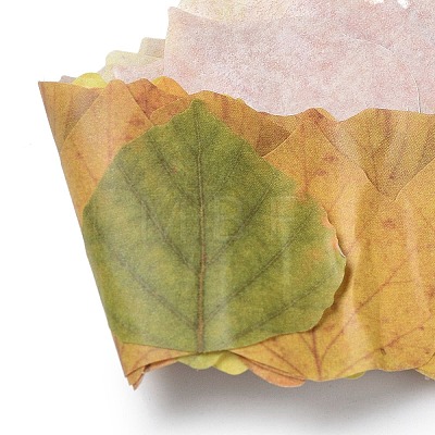 Paper Fallen Leaves Sticker Rolls DIY-C080-01G-1
