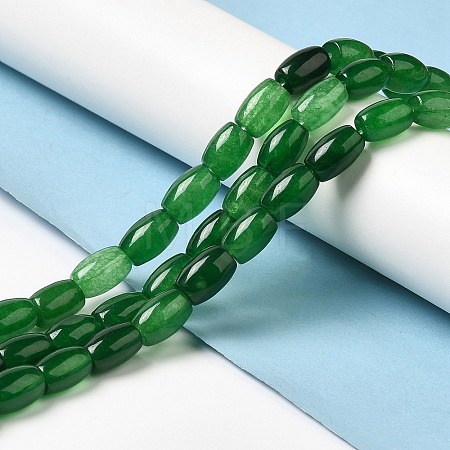 Natural Dyed White Jade Beads Strands G-M402-A01-09-1