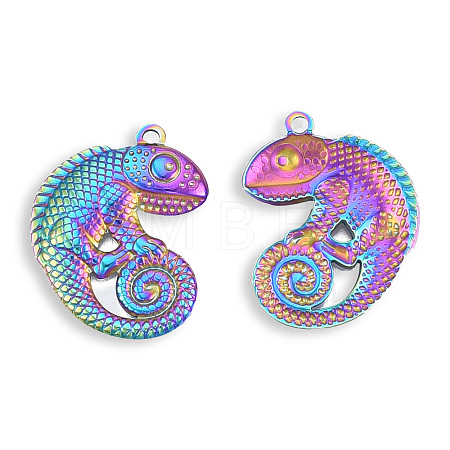 Ion Plating(IP) 201 Stainless Steel Pendants X-STAS-N098-119M-1