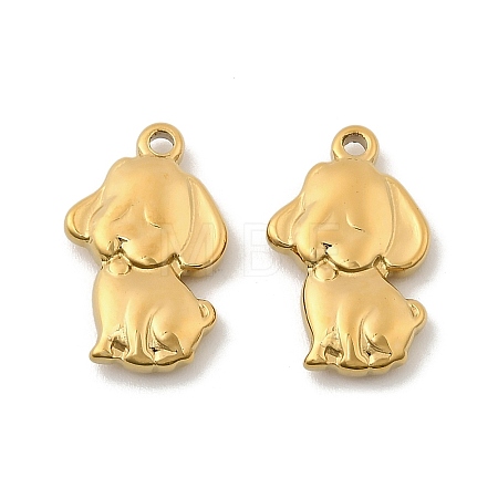 304 Stainless Steel Pendants STAS-G358-07G-02-1