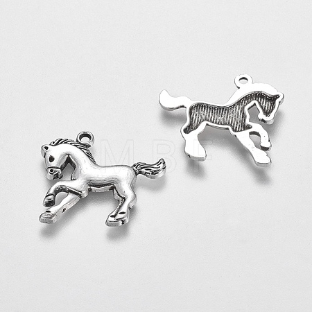 Tibetan Style Alloy Pendants TIBEP-A16618-AS-FF-1