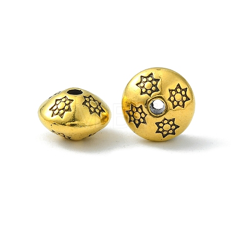 Tibetan Style Spacer Beads X-GLF5009Y-1