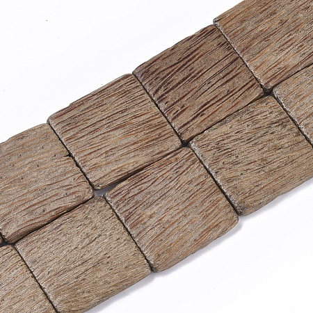 Undyed & Natural Coconut Wood Beads Strands WOOD-T024-032-1