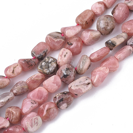 Natural Rhodochrosite Beads Strands G-S363-064-1