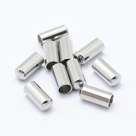 Tarnish Resistant 304 Stainless Steel Cord Ends STAS-I097-072C-1