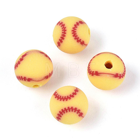 Handmade Polymer Clay Beads CLAY-Q253-05G-1