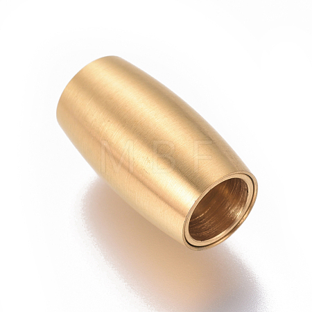 304 Stainless Steel Magnetic Clasps with Glue-in Ends STAS-F227-51A-G-1