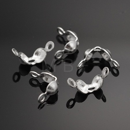 925 Sterling Silver Bead Tips STER-E040-03B-1