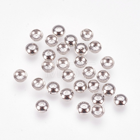 Non-Tarnish Apetalous 201 Stainless Steel Bead Caps STAS-L205-13B-1