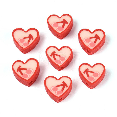 Handmade Polymer Clay Beads CLAY-T023-16-1