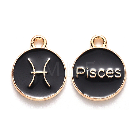 Alloy Enamel Pendants LS-ENAM-S124-01A-08H-1