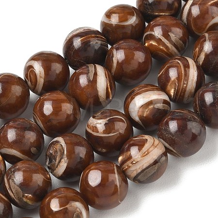 Natural Trochus Shell Beads Strands SH-CBAFEDD-02D-1