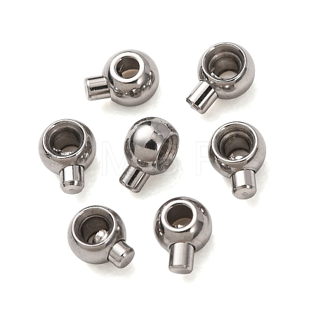 304 Stainless Steel Crimp Beads X-STAS-A151-05P-1