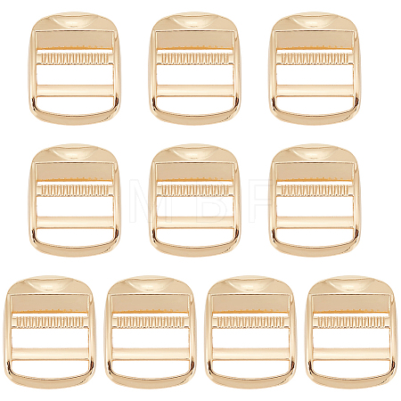 10Pcs Rectangle Alloy Buckles FIND-CY0002-23LG-1