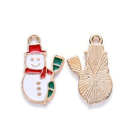 Alloy Enamel Pendants X-ENAM-S121-108-1