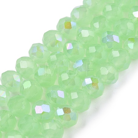 Electroplate Glass Beads Strands EGLA-A044-J6mm-L01-1