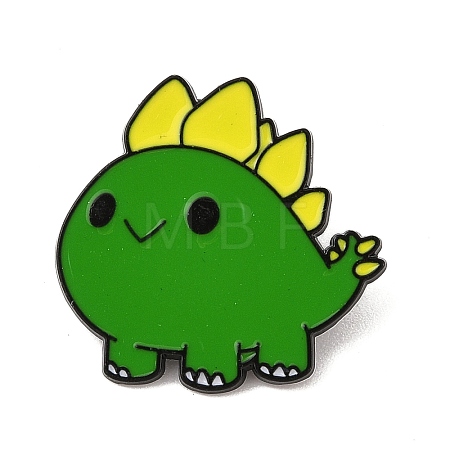Cartoon Dino Alloy Brooches JEWB-M046-11-1