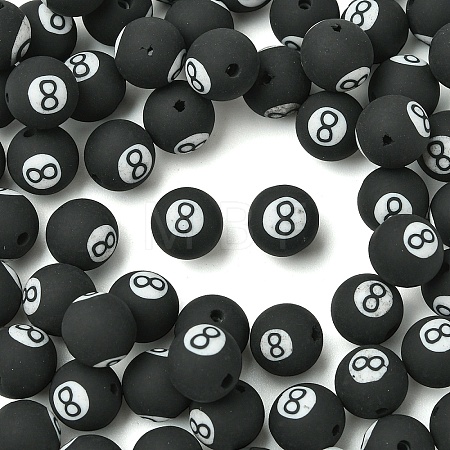 60Pcs Handmade Polymer Clay Beads CLAY-YW0002-41B-1