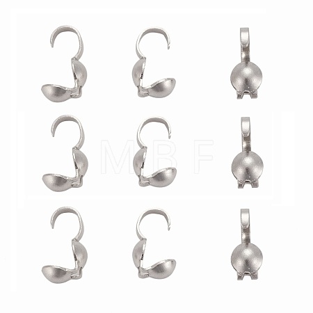 Tarnish Resistant 201 Stainless Steel Bead Tips STAS-R063-23-1
