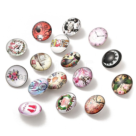 Glass Buttons BUTT-XCP0001-09-1