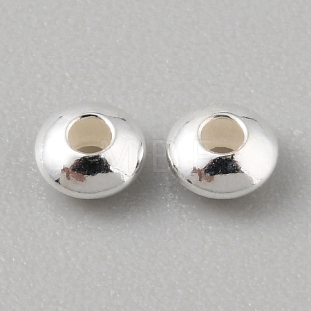 925 Sterling Silver Spacer Beads LS-STER-WH0015-01A-S-1