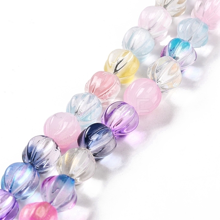 Transparent Glass Beads Strands GLAA-F114-02B-05-1