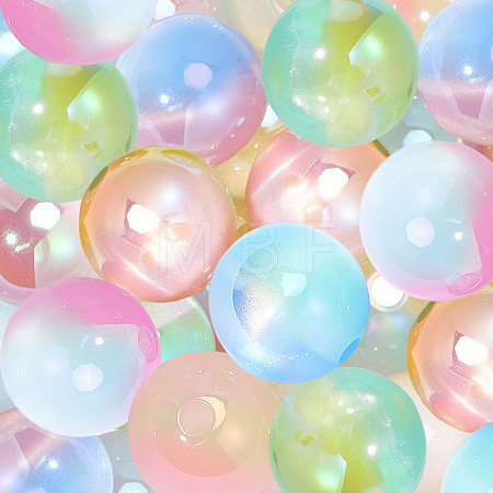 20Pcs Resin Imitation Cat Eye Beads RESI-PA0001-47-1