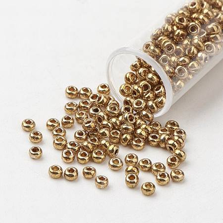 FGB 8/0 Grade A Round Glass Seed Beads SEED-N002-C-0570-1