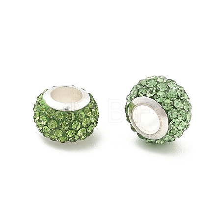 Rondelle Polymer Clay European Beads FIND-U001-01O-1