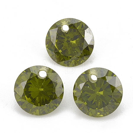 Cubic Zirconia Charms ZIRC-N033-B-03-1