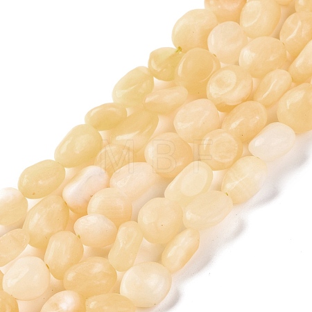 Natural Yellow Jade Beads Strands LS-G-G146-A20-01-1
