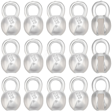 20Pcs 925 Sterling Silver Crimp Beads STER-BBC0009-61A-1