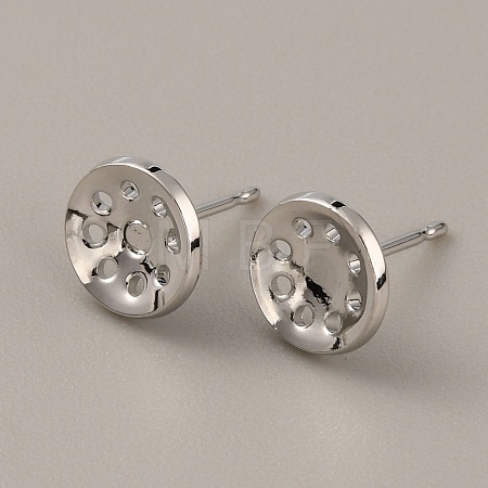Brass Earring Finding KK-WH0035-78P-1