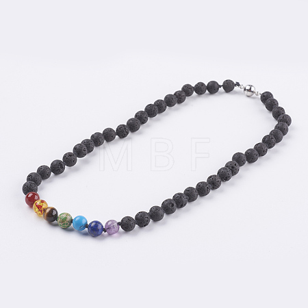 Chakra Jewelry NJEW-JN02081-01-1