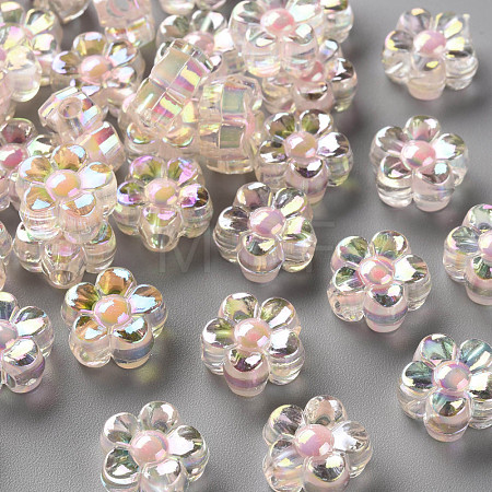 Transparent Acrylic Beads TACR-S152-06B-SS2112-1