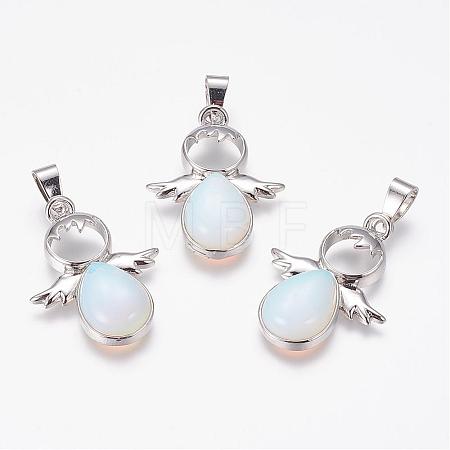 Opalite Pendants G-G651-A12-1