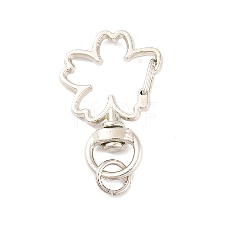 Alloy Swivel Lobster Claw Clasps PURS-PW0001-435P-1