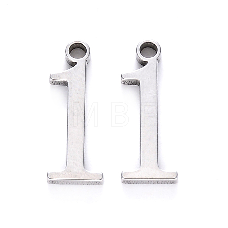 Tarnish Resistant 201 Stainless Steel Charms STAS-R108-01-1