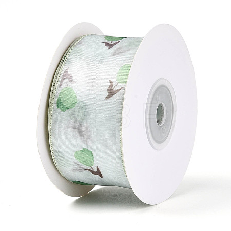 Single Face Printed Polyester Satin Ribbon SRIB-T009-05C-1