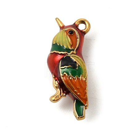 304 Stainless Steel Enamel Pendants STAS-G386-02G-02-1