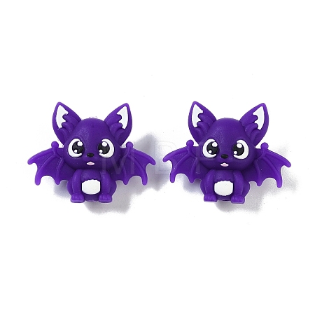 Halloween Theme Silicone Focal Beads SIL-M005-05D-1