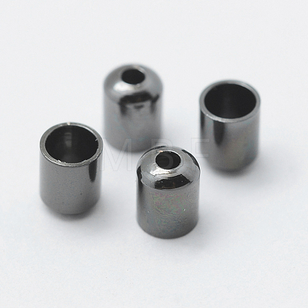 Brass Cord Ends KK-K206-05B-1