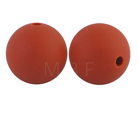 Silicone Beads Round Rubber Bead 15MM Loose Spacer Beads for DIY Supplies Jewelry Keychain Making FIND-SX0001-186-1