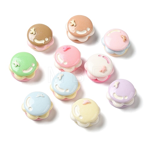 Opaque Resin Imitation Food Decoden Cabochons RESI-H165-01-1